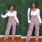 Lavender Cargo Pants