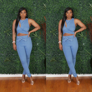 Seductive Denim Jumpsuit