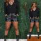 Leather Shorts With Side Pockets