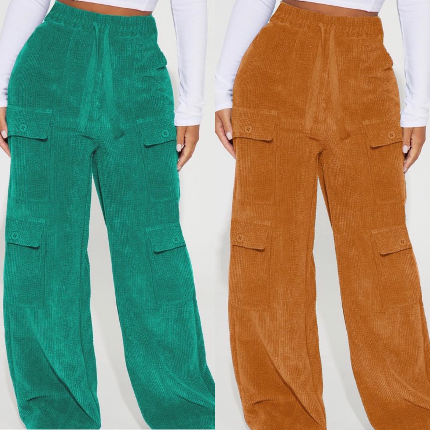 Corduroy Cargo Pants