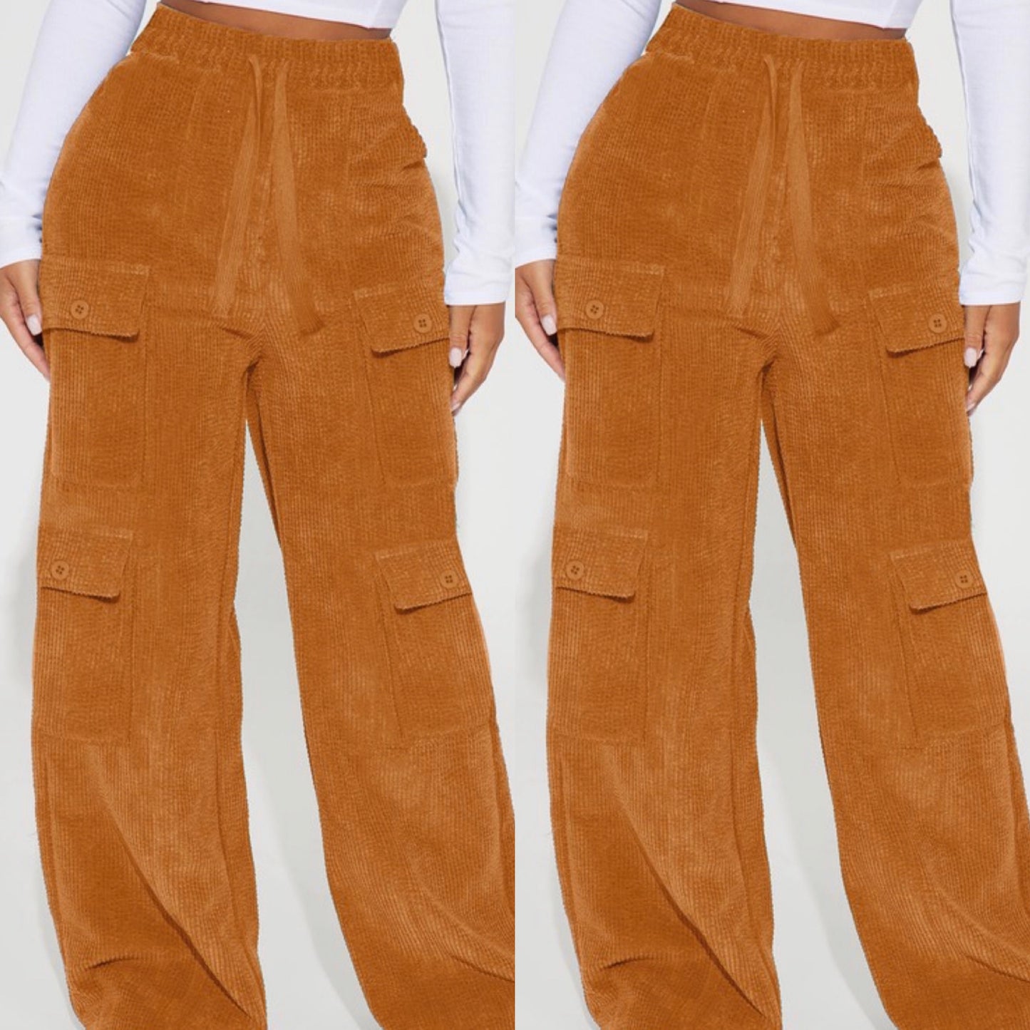 Corduroy Cargo Pants