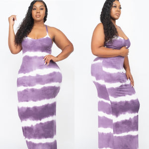 Plus Tie Dye Maxi