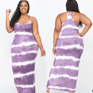 Plus Tie Dye Maxi