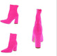 Tiehd Up Pink Boot
