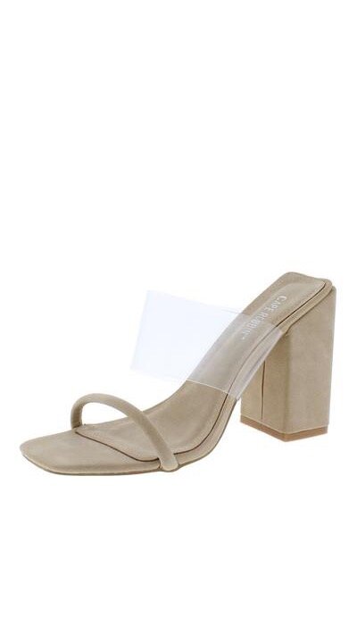 Taupe Open Toe