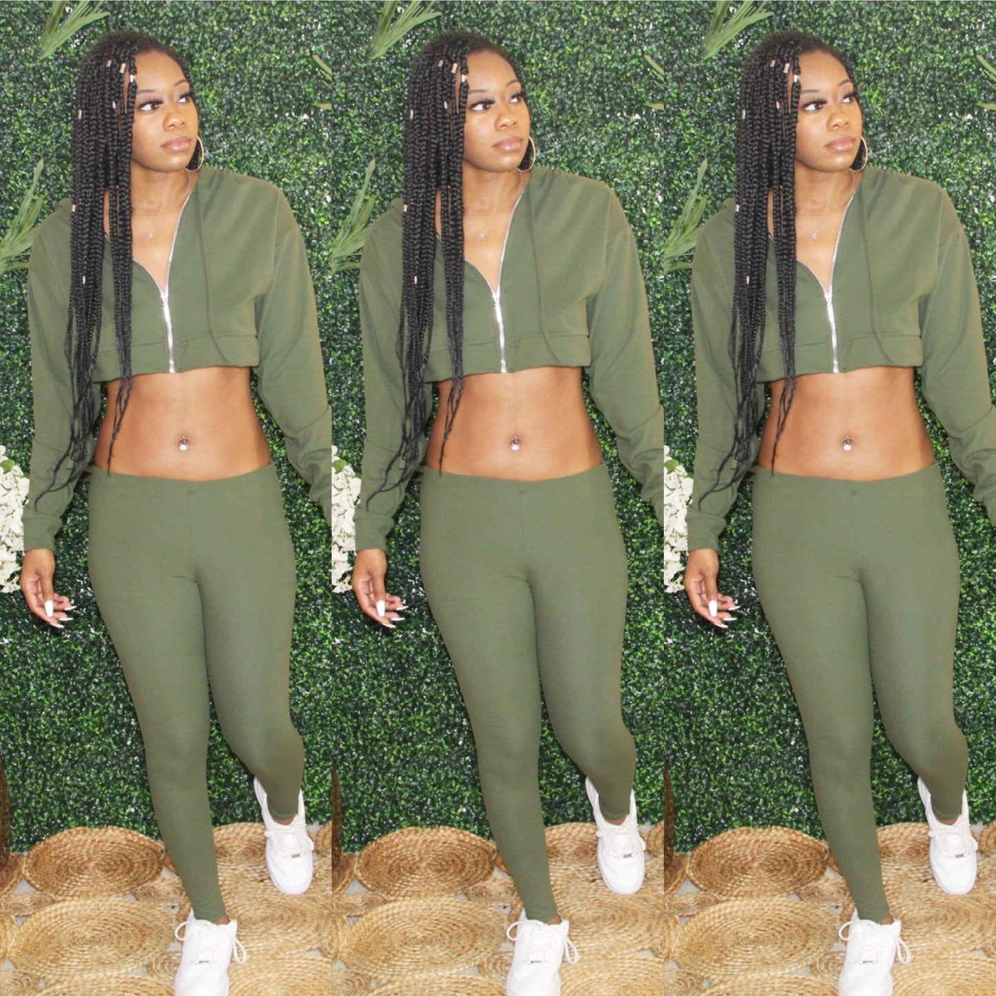 Olive Track Suit