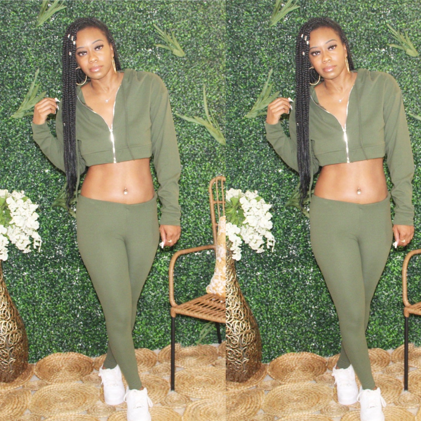 Olive Track Suit