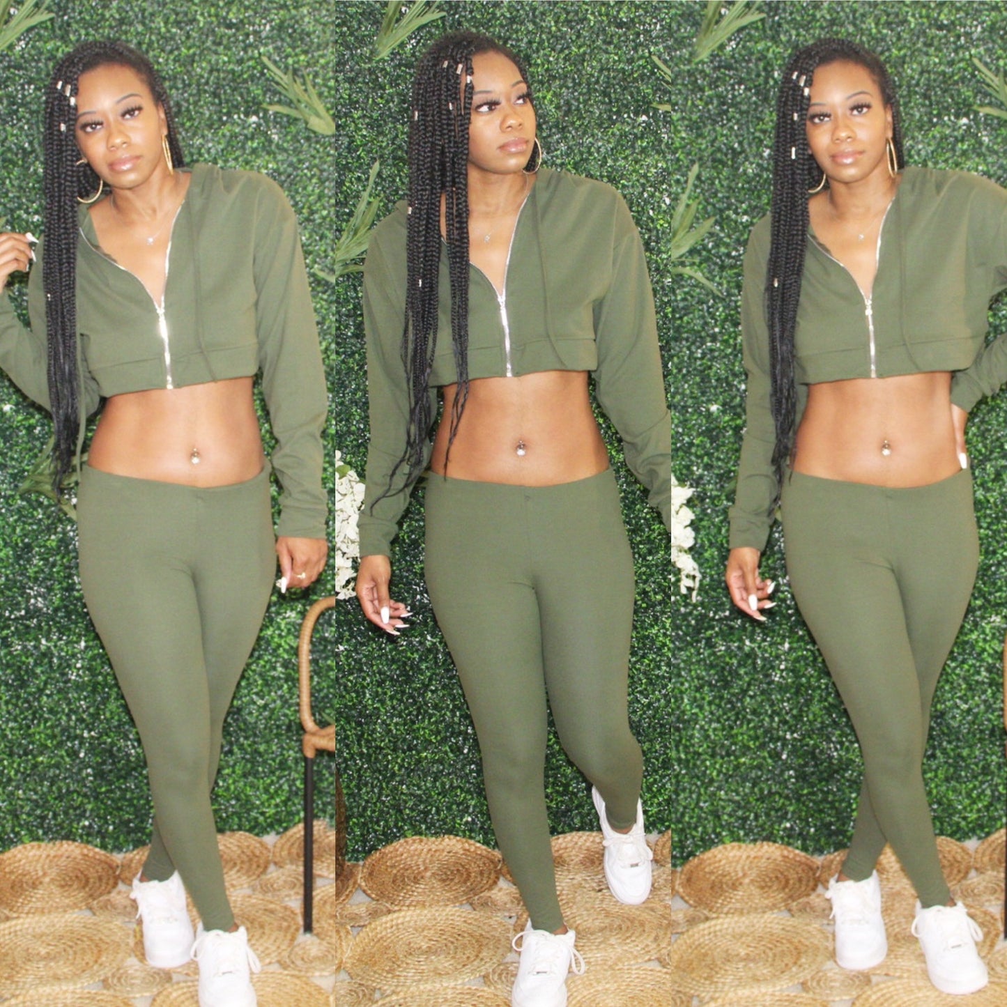 Olive Track Suit